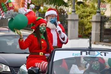 La caravana de Papá Noel inunda Telde de magia y alegría/Francisco Javier Santana.